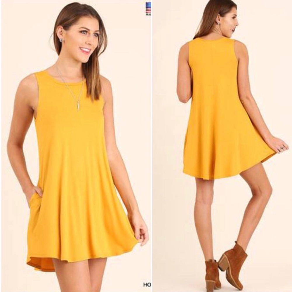 Beautiful tee dress! New- umgee
